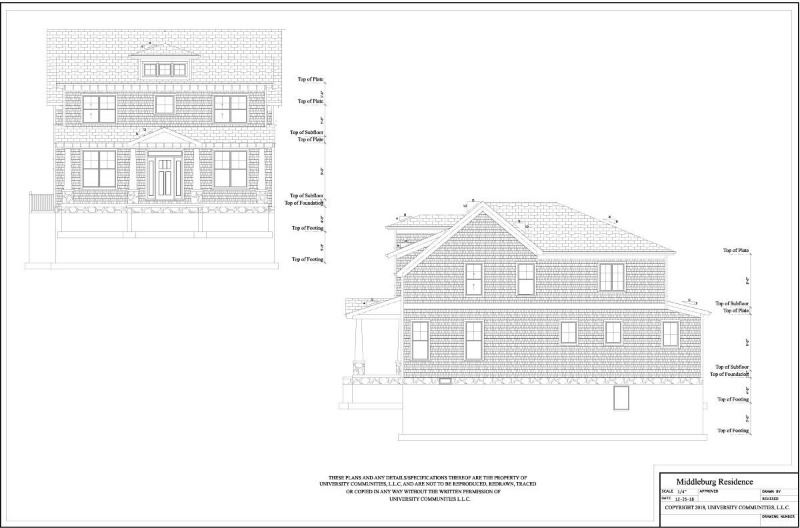 107 Reed Street elevations