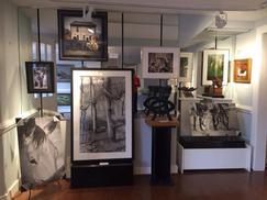Display Case Showing a Gallery of Photography